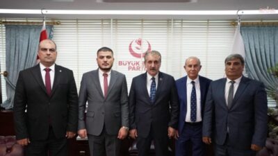 BBP Genel Başkanı Mustafa Destici, Halep Milletvekili Mehid İsa ve Suriye