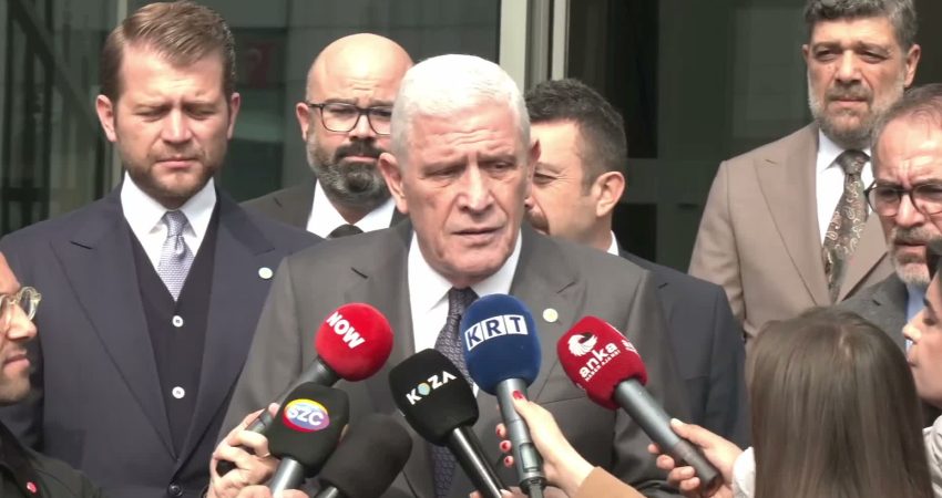 İYİ Parti Genel Başkanı Müsavat Dervişoğlu, MHP Genel Başkanı Devlet