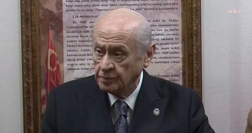 MHP Genel Başkanı Devlet Bahçeli, kamuoyunda "fon krizi" olarak bilinen gelişmelerde