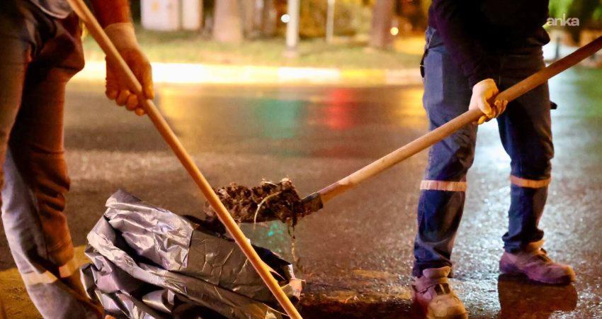 Didim Belediyesi, beklenen yoğun yağış öncesinde su baskını ve birikintisi