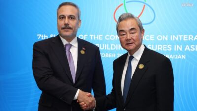 Dışişleri Bakanı Hakan Fidan, Bakü'de Çin Dışişleri Bakanı Wang Yi