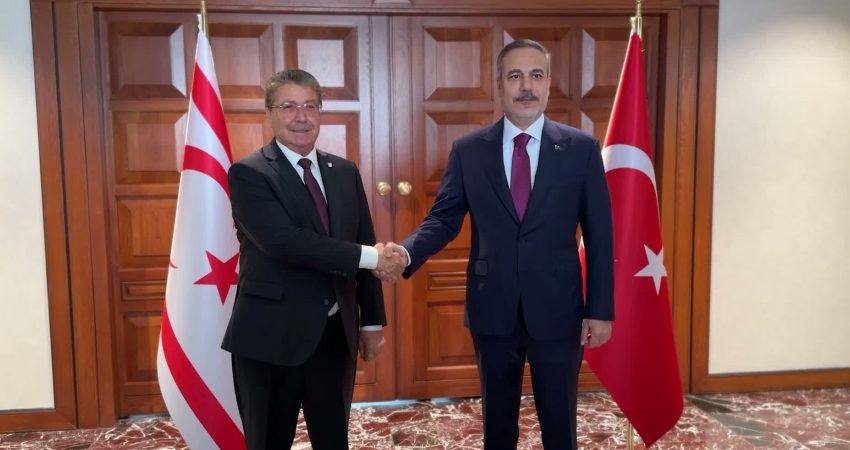 Dışişleri Bakanı Hakan Fidan, Kuzey Kıbrıs Türk Cumhuriyeti (KKTC) Başbakanı