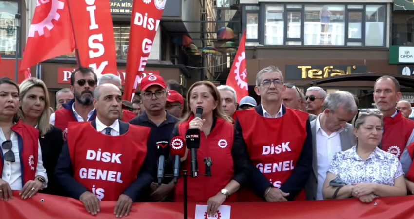 DİSK Genel Başkanı Arzu Çerkezoğlu, "Üretim var, kaynak var, zenginlik