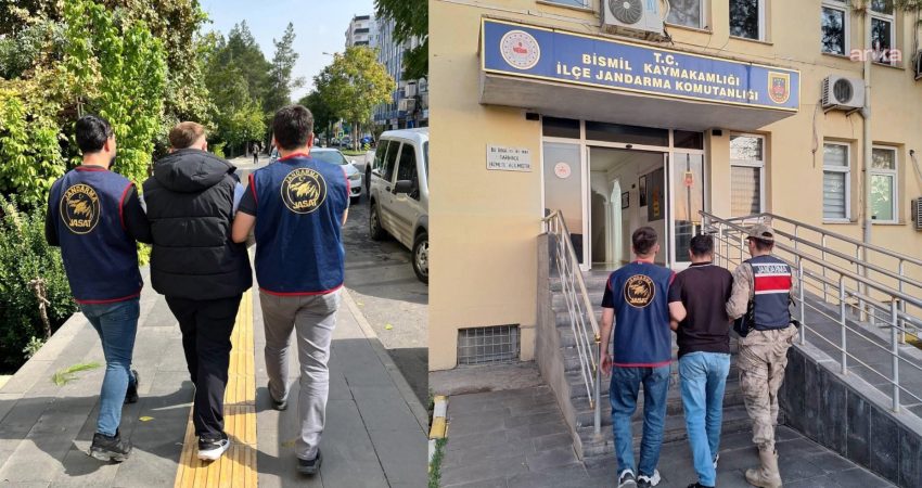 Diyarbakır İl Jandarma Komutanlığı ekiplerince, haklarında yakalama kararı bulunan kişilere
