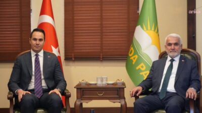 Doğru Yol Partisi Genel Başkanı Cenk Küpeli, HÜDA PAR Genel