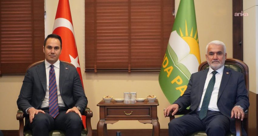 Doğru Yol Partisi Genel Başkanı Cenk Küpeli, HÜDA PAR Genel