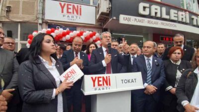 YENİ Parti Tokat İl Başkanlığı binası törenle açıldı. Törende konuşan