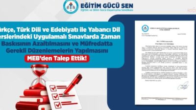 Eğitim Gücü Sen, Türkçe, Türk Dili ve Edebiyatı ile yabancı