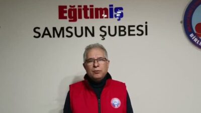 Eğitim-İş Samsun Şubesi, Vezirköprü’de eşini kaybeden ve iki çocuğunun bakımını