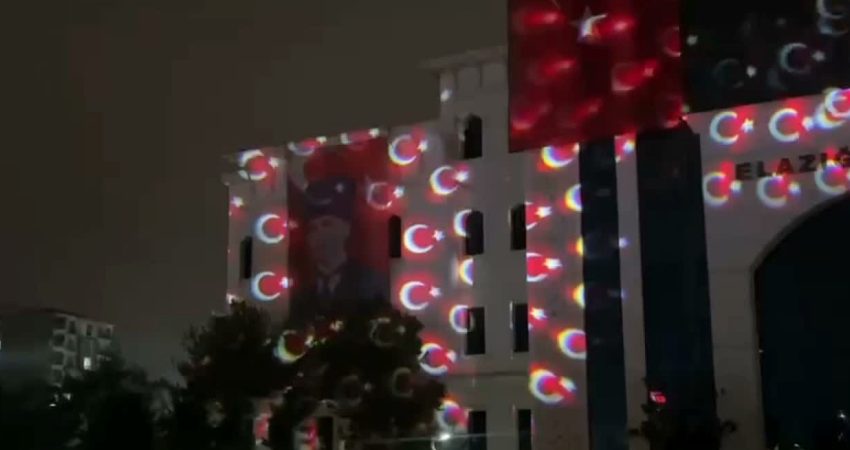 Cumhuriyet’in 103. yıl dönümü öncesinde Elazığ’da 29 Ekim Cumhuriyet Bayramı