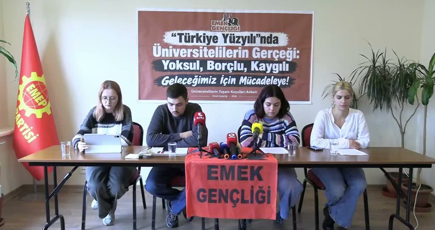 Emek Gençliği'nin İstanbul’da gerçekleştirdiği Üniversite Öğrencilerinin Yaşam Koşulları Anketi’ne göre,