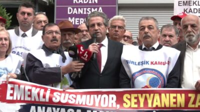 Seyyanen Zam Mağdurları Platformu'nun Sakarya Caddesi'nde düzenlediği basın açıklamasında, "İş
