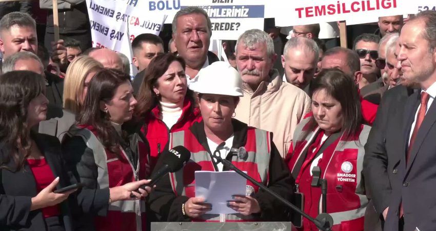 Emeklilikte Adalet Derneği üyeleri, kademeli emeklilik düzenlemesi talebiyle Ankara Ulus