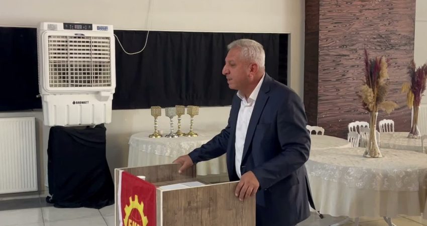 Emek Partisi (EMEP) Genel Başkanı Seyit Aslan, "Saray iktidarının işçi ve