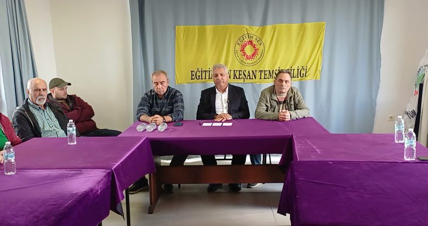 EMEP Genel Başkanı Seyit Aslan, Manisa'nın Soma ilçesinde 5 işçinin