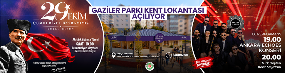 Etimesgut Belediyesi, 29 Ekim Cumhuriyet Bayramı’nı tören, Kent Lokantası açılışı,