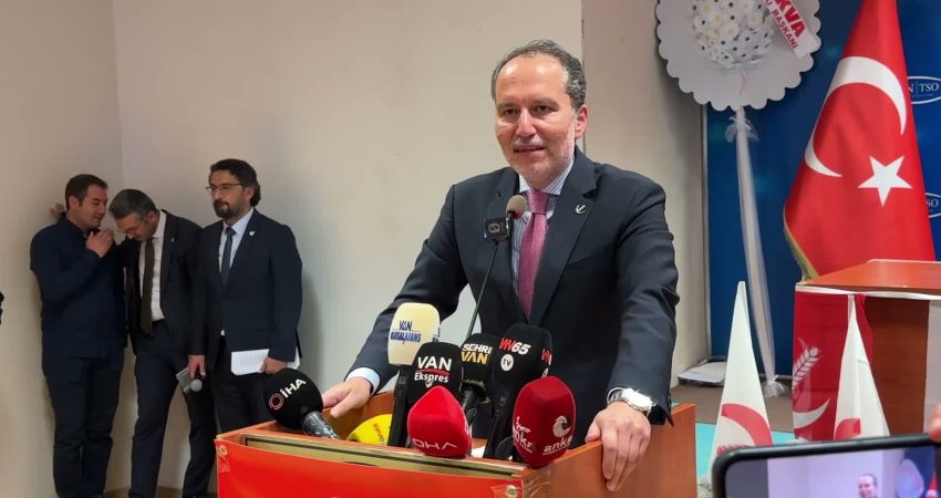 Yeniden Refah Partisi Genel Başkanı Fatih Erbakan, "Bir tarafta beş