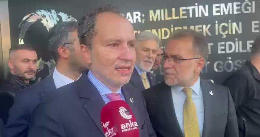 Yeniden Refah Partisi Genel Başkanı Fatih Erbakan, partisinin Muğla İl