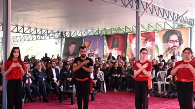 Kahramanmaraş Büyükşehir Belediye Başkanı Fırat Görgel, Pazarcık ilçesinde düzenlenen Elif