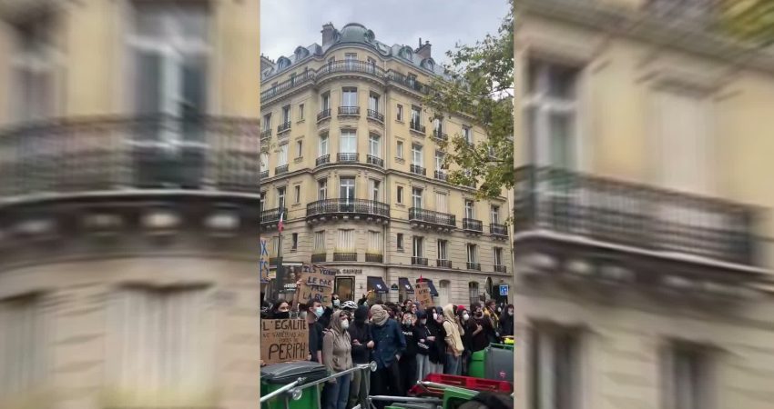 Fransa'da eğitim sistemindeki sorunlara karşı üç haftadır devam eden öğrenci