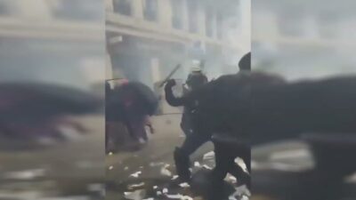 Fransa'da lise öğrencilerinin eğitim koşullarına yönelik protestoları devam ederken, Lens