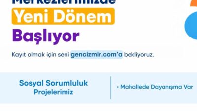 İzmir Büyükşehir Belediyesi tarafından yürütülen Genç İzmir çalışmalarında yeni dönem