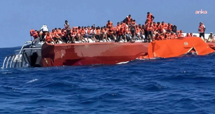 KKTC Başbakanlığı, Girne açıklarında meydana gelen gemi kazasının ardından sürdürülen