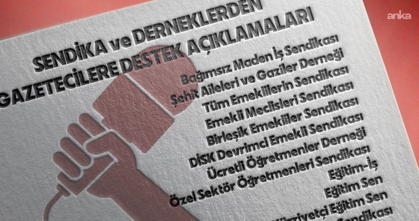 Hak mücadelesi veren örgütler gazetecilerin eylemi için dayanışma çağrısında bulundu Yakın zamanda uzun süren hak arama mücadeleleriyle gündeme gelen madenciler,