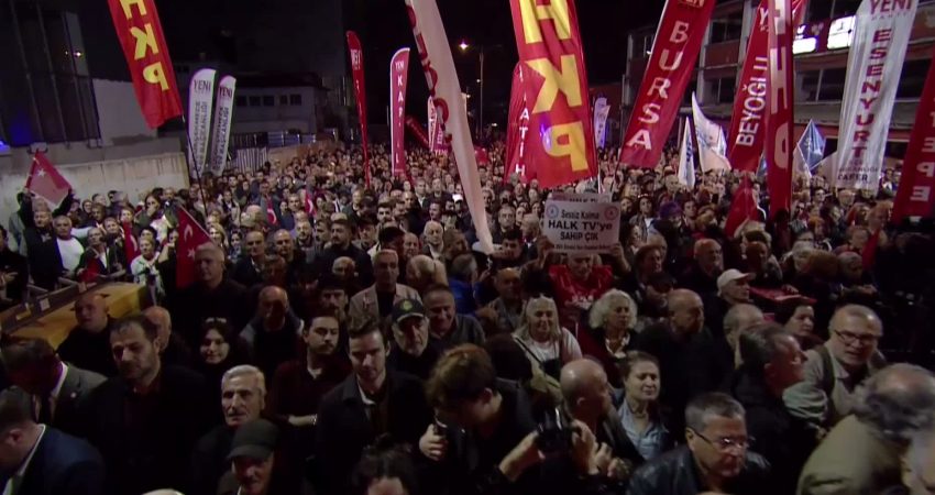 Cumhurbaşkanı adayı ve İstanbul Büyükşehir Belediye Başkanı Ekrem İmamoğlu, cezaevinden