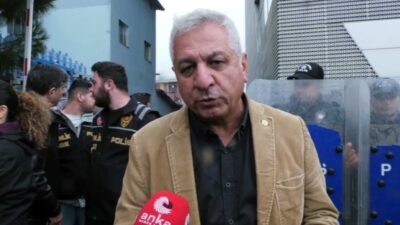 EMEP Genel Başkanı Seyit Aslan, kayyım atanan ve polis ablukasında