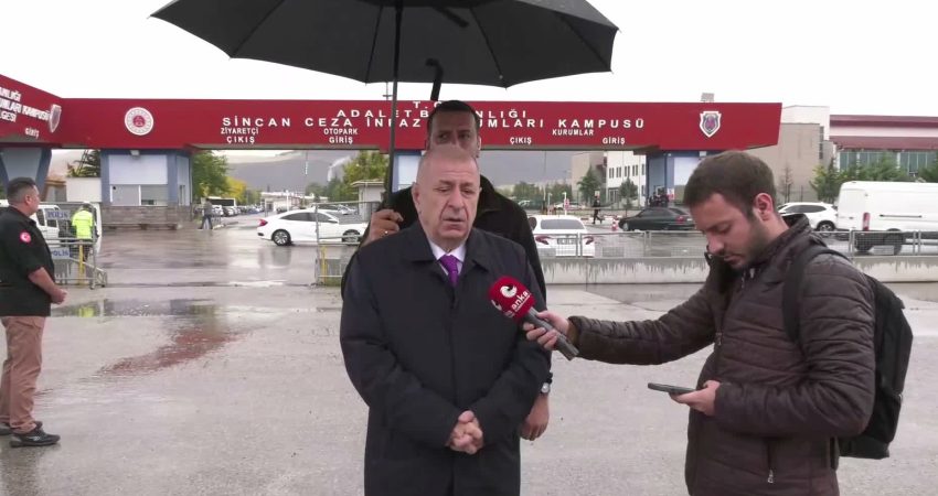 Zafer Partisi Genel Başkanı Ümit Özdağ, Halk TV'ye kayyım atanmasına