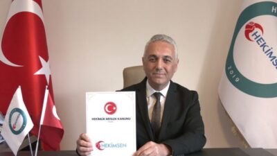 HEKİMSEN Genel Başkanı Adil Kurban, hazırladıkları "Hekimlik Meslek Kanunu" taslağının