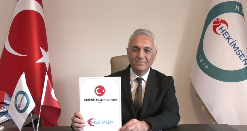 HEKİMSEN Genel Başkanı Adil Kurban, hazırladıkları "Hekimlik Meslek Kanunu" taslağının
