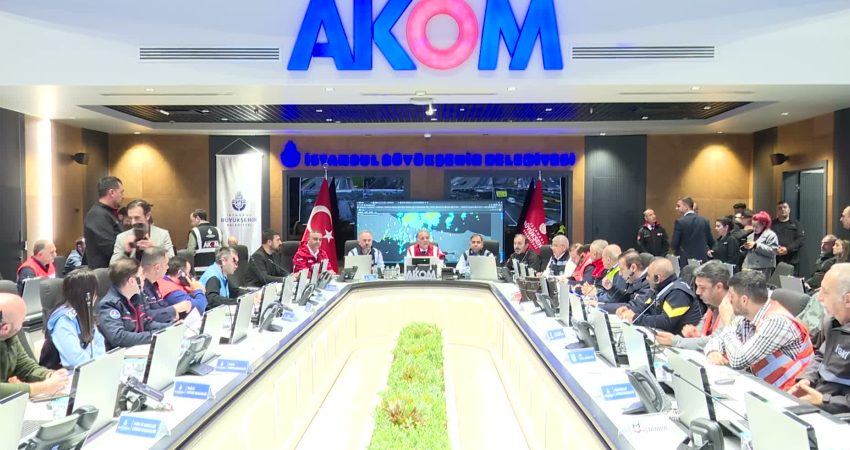 İstanbul Büyükşehir Başkan (İBB) Başkan Vekili Nuri Aslan, AKOM’da yaptığı