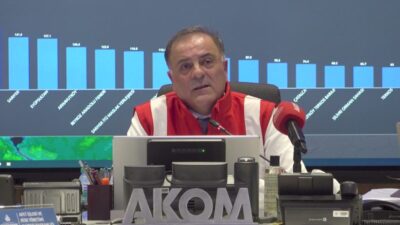 İstanbul'da etkili olan sağanak yağmurla ilgili gelişmeleri Afet Koordinasyon Merkezi’nden