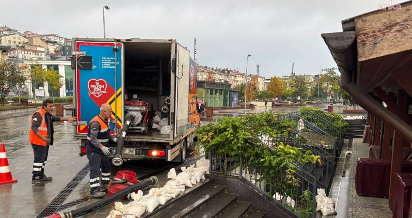 İstanbul Büyükşehir Belediyesi (İBB), kuvvetli sağanak yağış ve fırtına ihtimaline