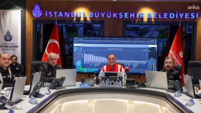 İBB Başkan Vekili Nuri Aslan, İstanbul’da etkili olan yoğun yağış