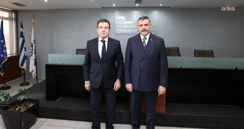 İçişleri Bakanı Mustafa Çiftçi, Yunanistan Vatandaşı Koruma Bakanı Michalis Chrisochoidis