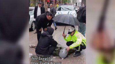 İçişleri Bakanı Mustafa Çiftçi, Bursa’nın İnegöl ilçesinde meydana gelen trafik