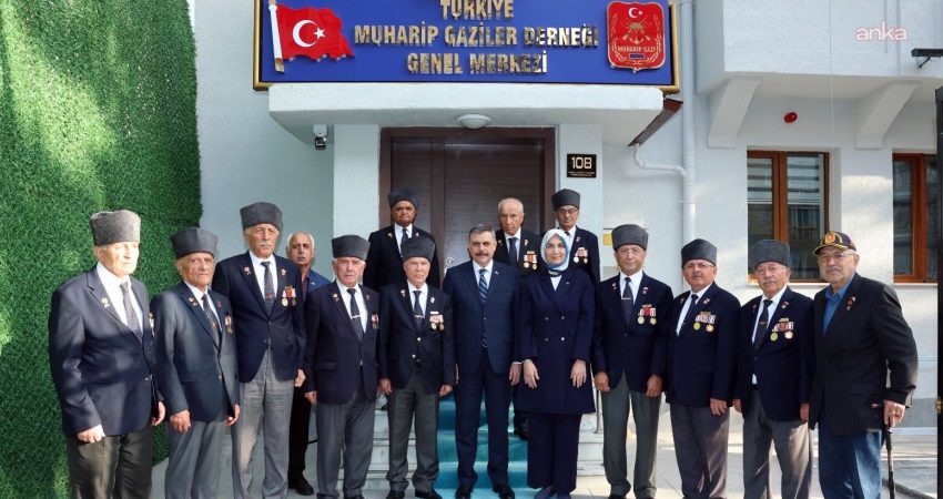 İçişleri Bakanı Mustafa Çiftçi, Türkiye Muharip Gaziler Derneği’ni ziyaret ederek