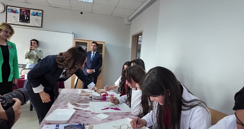 Iğdır Nene Hatun Mesleki ve Teknik Anadolu Lisesi öğrencileri, Azerbaycan’ın