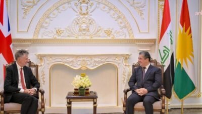 Irak Kürt Bölgesel Yönetimi (IKBY) Başbakanı Mesrur Barzani, İngiltere Ulusal