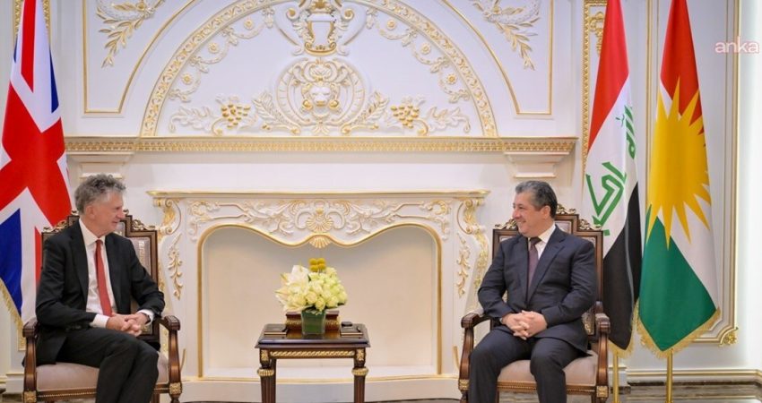 Irak Kürt Bölgesel Yönetimi (IKBY) Başbakanı Mesrur Barzani, İngiltere Ulusal