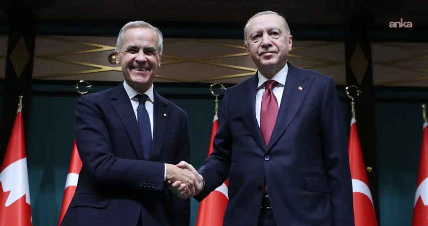 İletişim Başkanlığı, Cumhurbaşkanı Recep Tayyip Erdoğan ile Kanada Başbakanı Mark Carney'in
