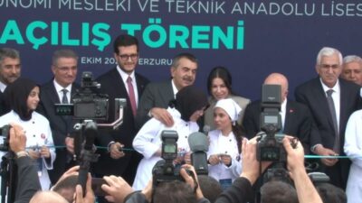 Türkiye Gastronomi Liseleri Projesi’nin ilk okulu Erzurum’da açıldı. Milli Eğitim