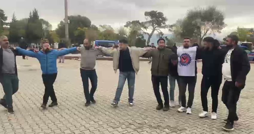 İmbat Madencilik işçilerinin “maaş eylemi” 5. gününde: Geri adım atmayacağız İmbat Madencilik işçilerinin ödenmeyen maaşları ve işçilik alacaklarının ödenmesi talebiyle