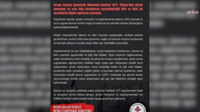 İHD Merkezi Hapishane Komisyonu, Avrupa Konseyi İşkencenin Önlenmesi Komitesi'nin (CPT)