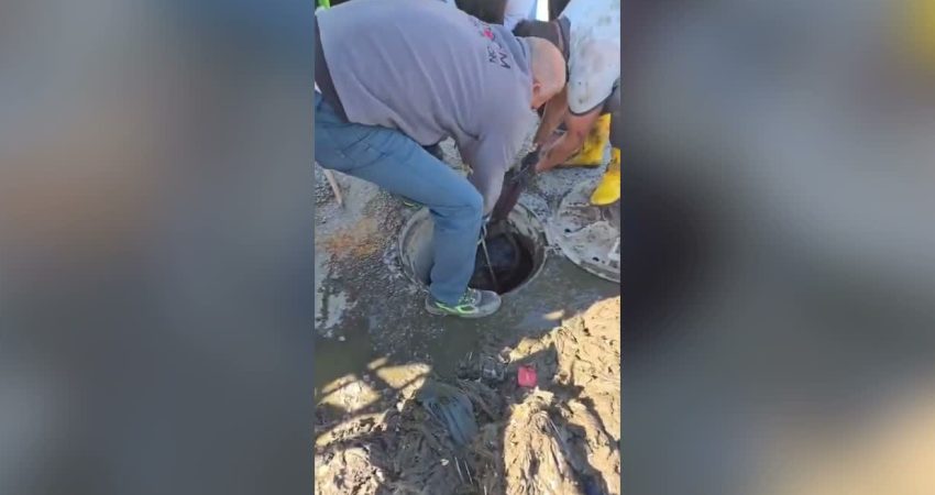İBB'nin bağlı kuruluşu İSKİ, Pendik’te meydana gelen kanal tıkanıklığı ihbarına
