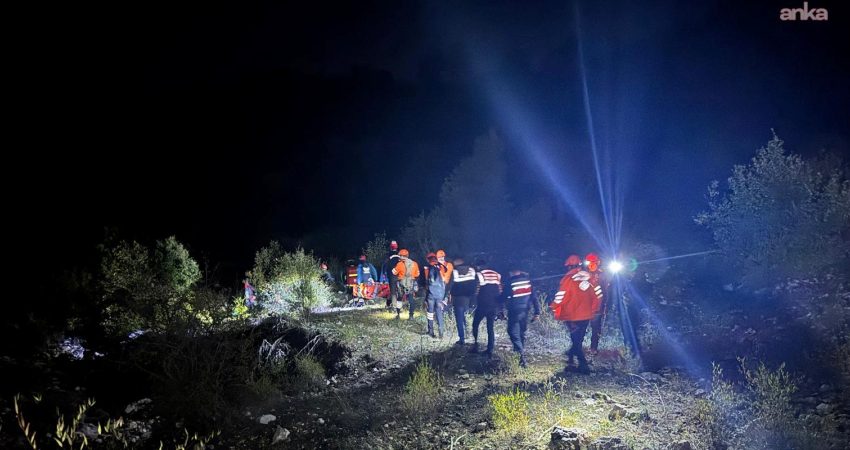 Isparta’nın Sütçüler ilçesindeki Yazılı Kanyon mevkisinde kaybolan 14 kişilik İHH