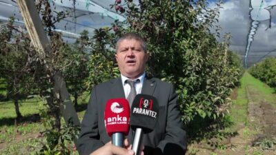 Isparta Ziraat Odası Başkanı Muslahattin Can Selçuk, elma fiyatlarının bahçeden
